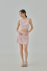 Hope Tweed Mini A-Line Skirt